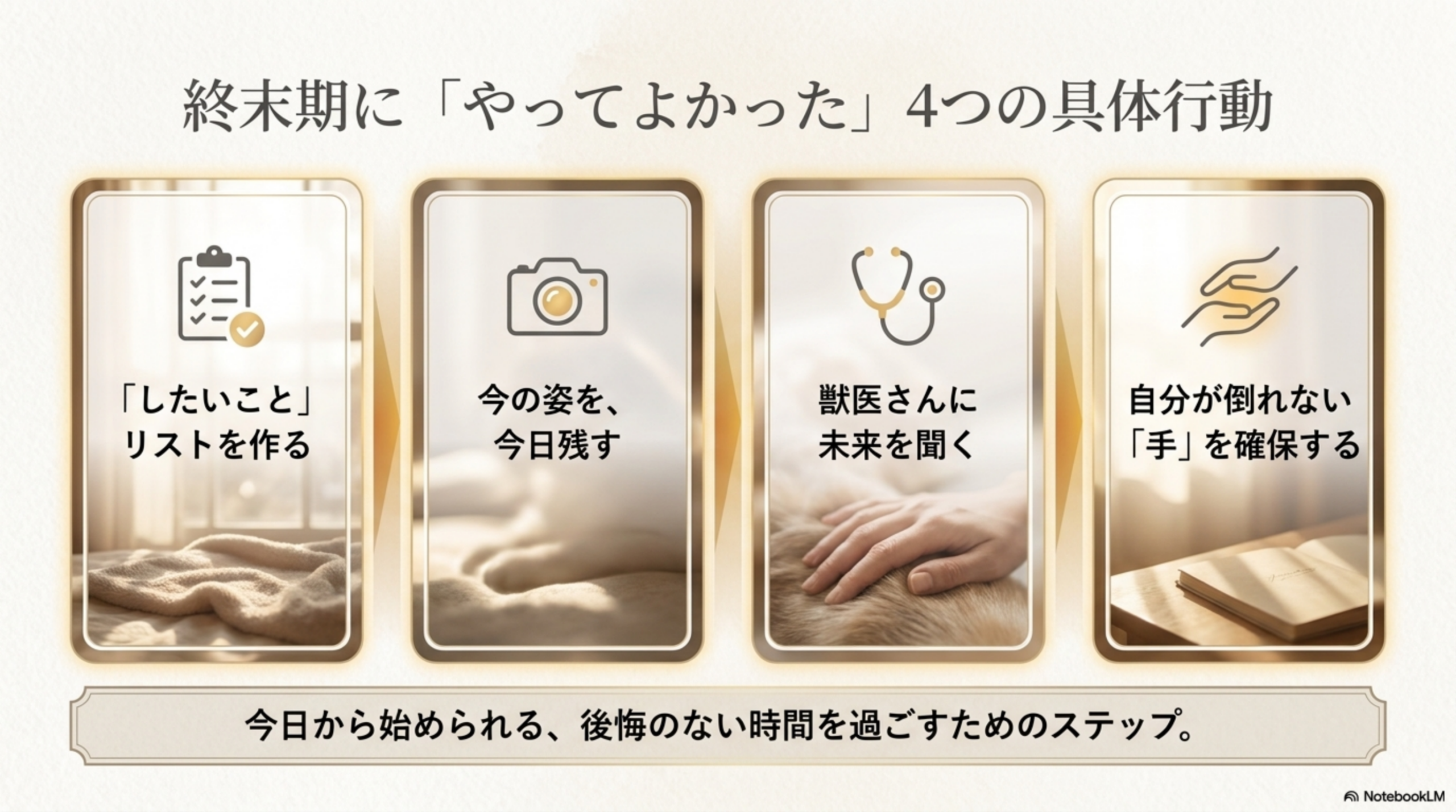 終末期にやってよかった4つの具体行動