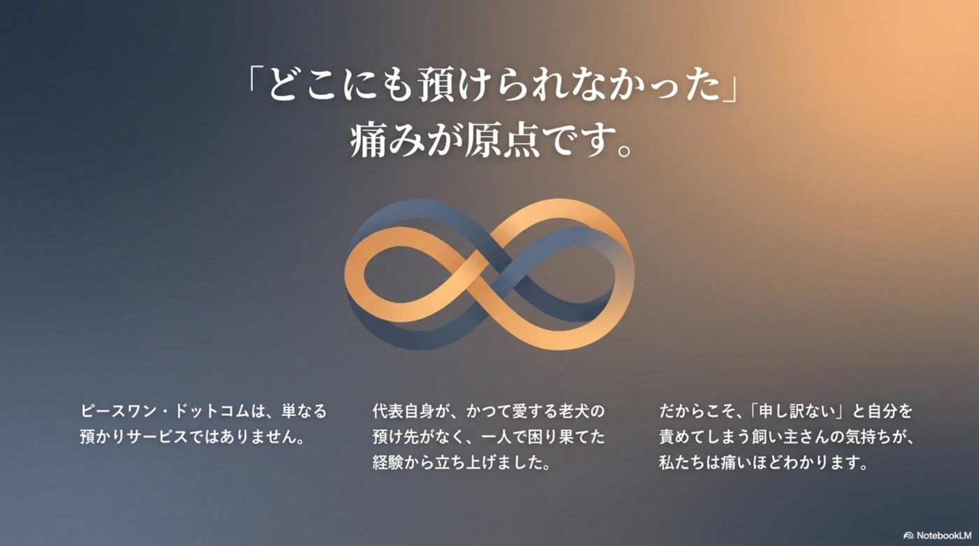 どこにも預けられなかった痛みが原点(ピースワン.com)