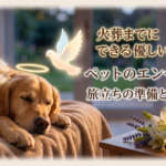 愛犬・愛猫が亡くなったら ― 火葬までの「エンゼルケア」やさしい看取りのお手入れ